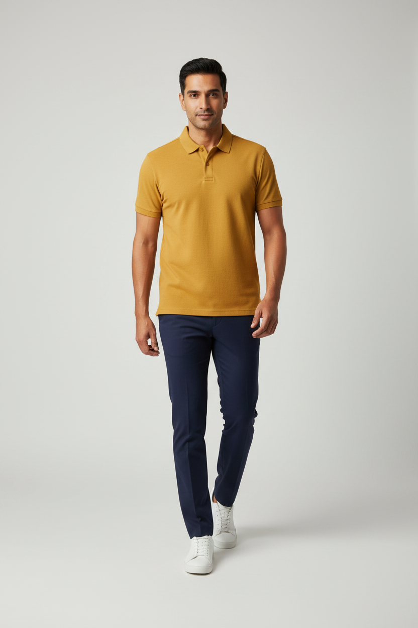 Raizen Yellow Polo